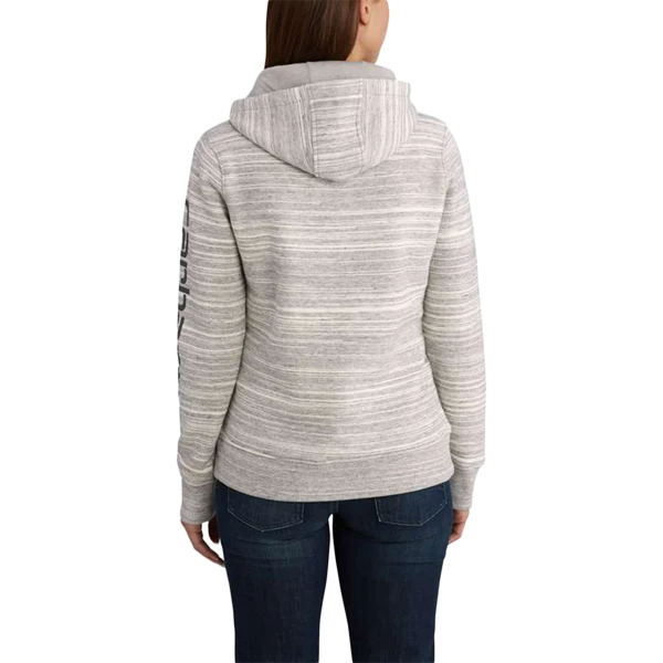 Women's Clarksburg Graphic Sleeve Logo Hooded Sweatshirt - Onhollan