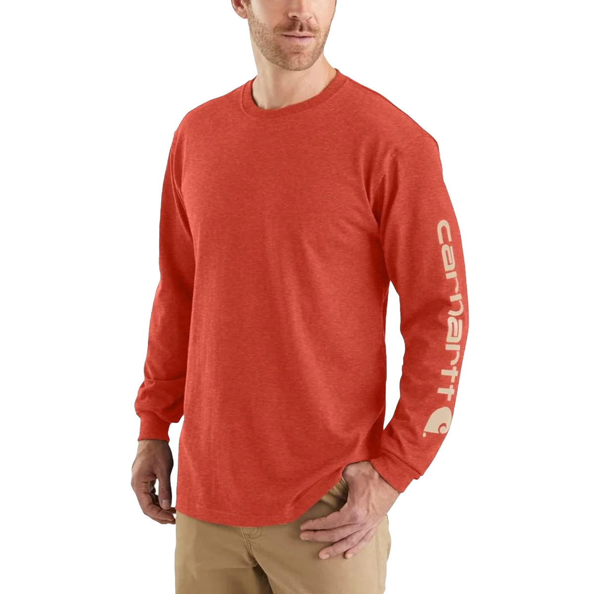 Men's Workwear Long-Sleeve Graphic Logo T-Shirt - Onhollan